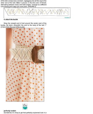 Sewing in a straight line