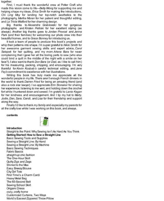 Sewing in a straight line