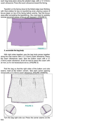 Sewing in a straight line