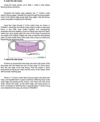 Sewing in a straight line