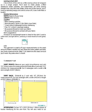 Sewing in a straight line