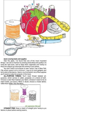 Sewing in a straight line