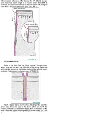 Sewing in a straight line
