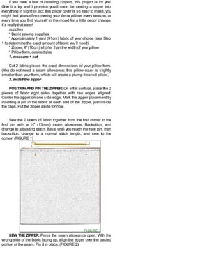 Sewing in a straight line