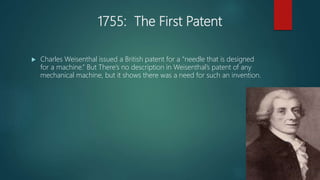 History of Sewing machine | PPTX