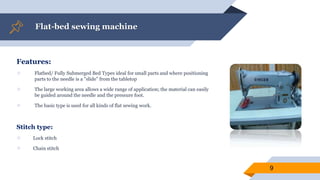 Sewing machine fundamentals, principles of stitching | PPTX