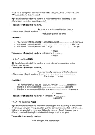 Sewing production calculations | PDF