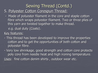 Sewing thread | PPT