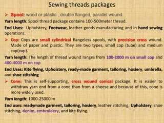 Different Types of Packages Used in Sewing Thread Manufacturing