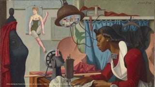 Alma Sewing by Francis Hyman Criss, oil on canvas, c. 1935. High Museum of Art, Atlanta, Georgia
 