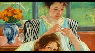 Mary Cassatt’s Young Mother Sewing
 