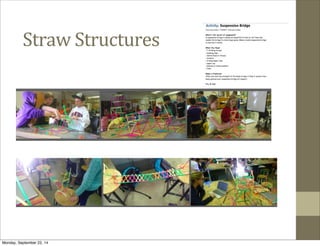 Straw 
Structures 
Monday, September 22, 14 
 