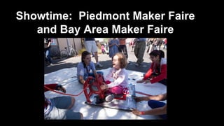 Showtime: Piedmont Maker Faire 
and Bay Area Maker Faire 
 