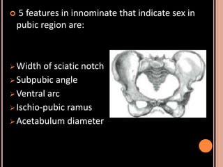 Sex determination in forensic