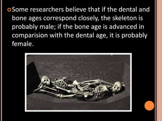 Sex determination in forensic