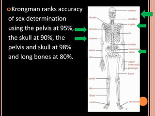 Sex determination in forensic