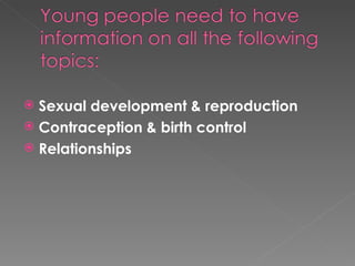 Sex education | PPT