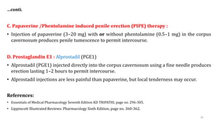 Pge1 Injection Sex hormones (Male) | PPTX