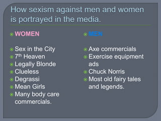 Sexism | PPTX