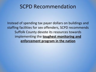 Sex offender tracking and community support program | PPT