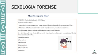 SEXOLOGIA FORENSE
 