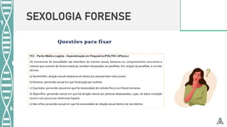 SEXOLOGIA FORENSE
 