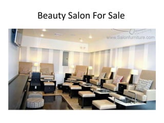 Beauty Salon For Sale
 