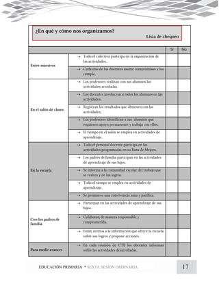 17EDUCACIÓN PRIMARIA * SEXTA SESIÓN ORDINARIA
















 