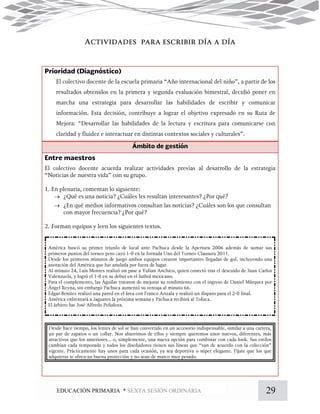 29EDUCACIÓN PRIMARIA * SEXTA SESIÓN ORDINARIA


 