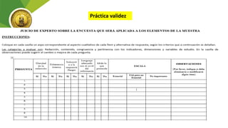 Práctica validez
 