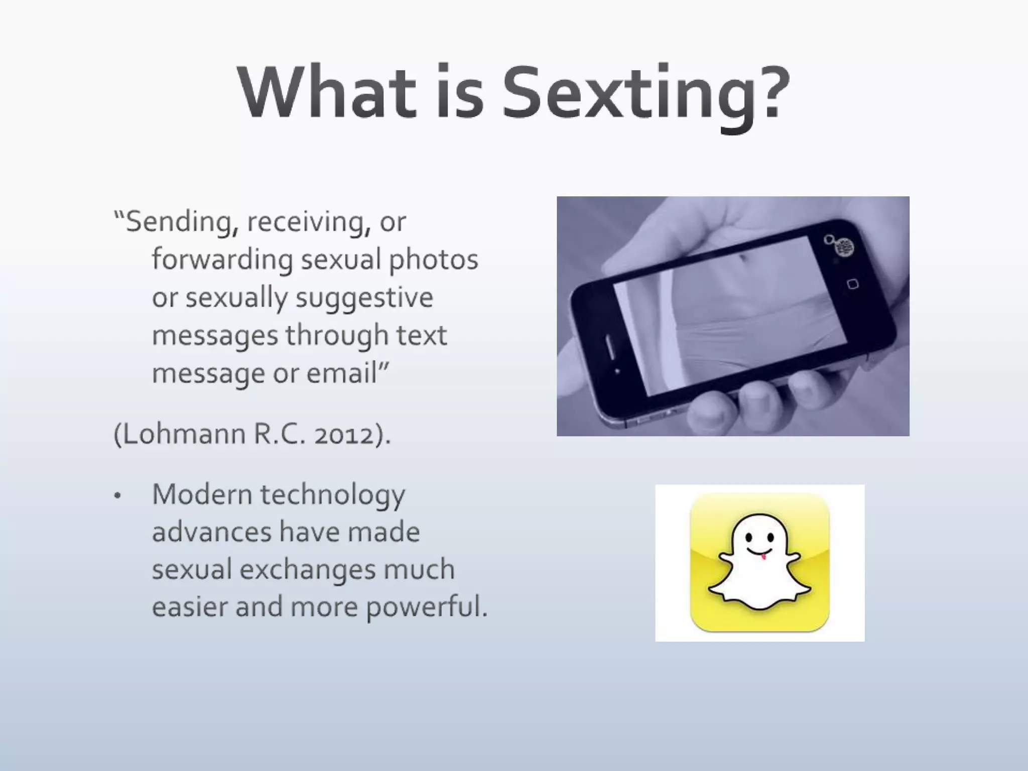 The Possible Consequences of Sexting | PPTX