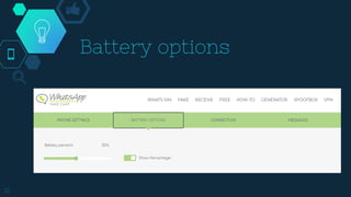 Battery options
12
 