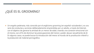 Sexting y grooming | PPTX