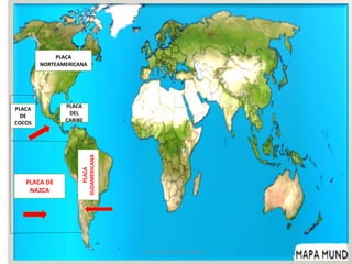 Elaborado por: Marco Mendieta
PLACA DE
NAZCA
PLACA
DE
COCOS
PLACA
SUDAMERICANA
PLACA
DEL
CARIBE
PLACA
NORTEAMERICANA
 