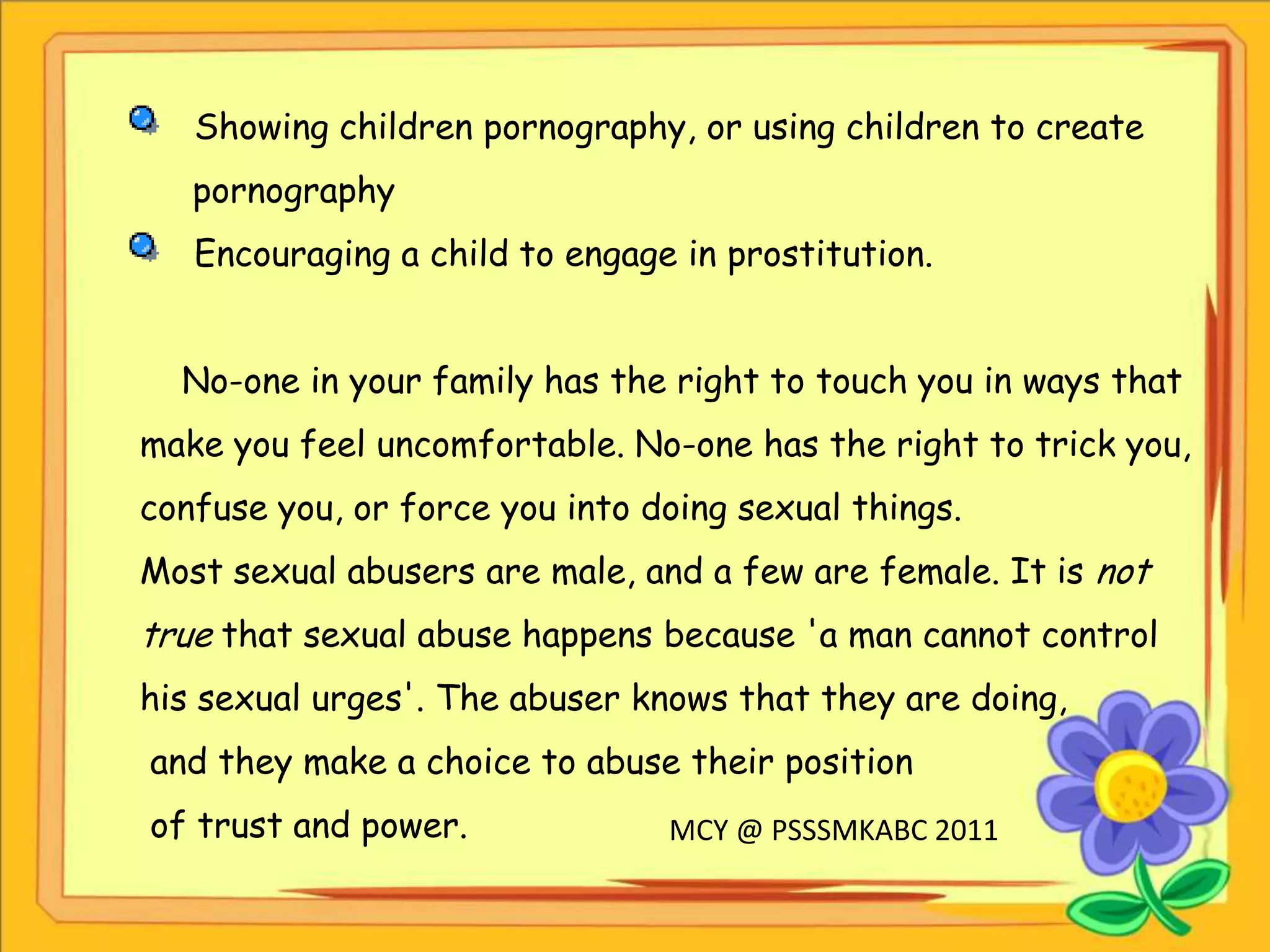 Sextual abuse | PPT