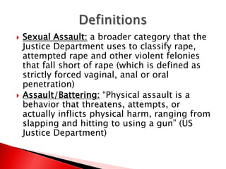 Sexual assault 2.22.10