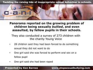 Stop Sexual Bullying Presentation