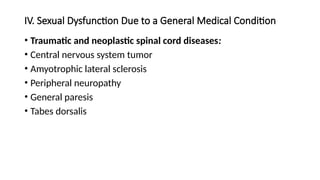 General Dysfunction sexual cycle dysfunction.pptx definition causes clinical | PPTX