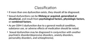 General Dysfunction sexual cycle dysfunction.pptx definition causes clinical | PPTX