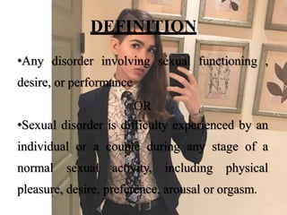 Sexual Disorder | PPTX