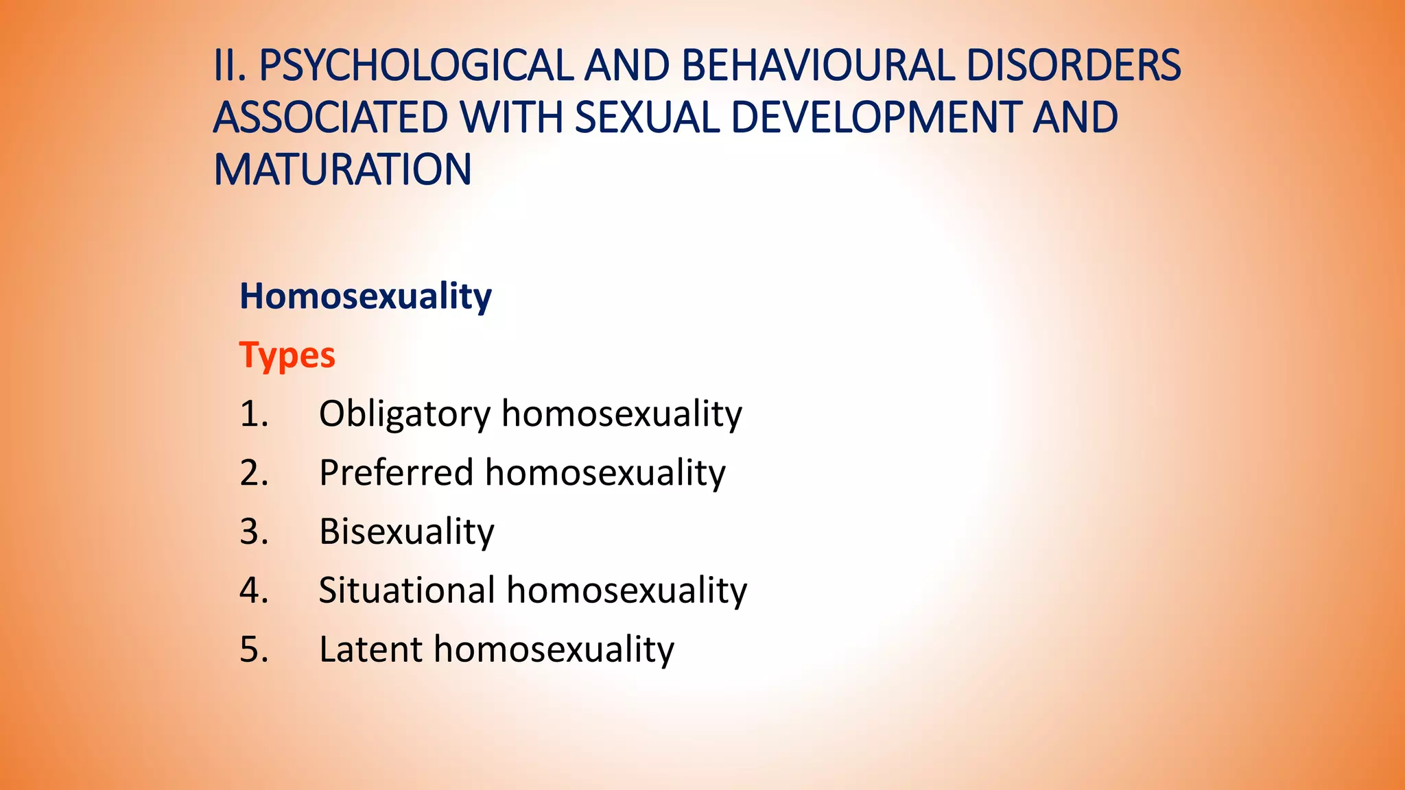 Sexual disorder | PPTX