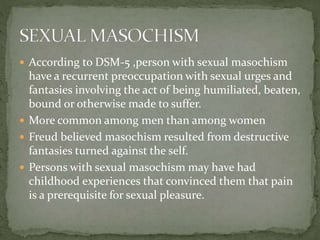 Sexual disorders | PPTX