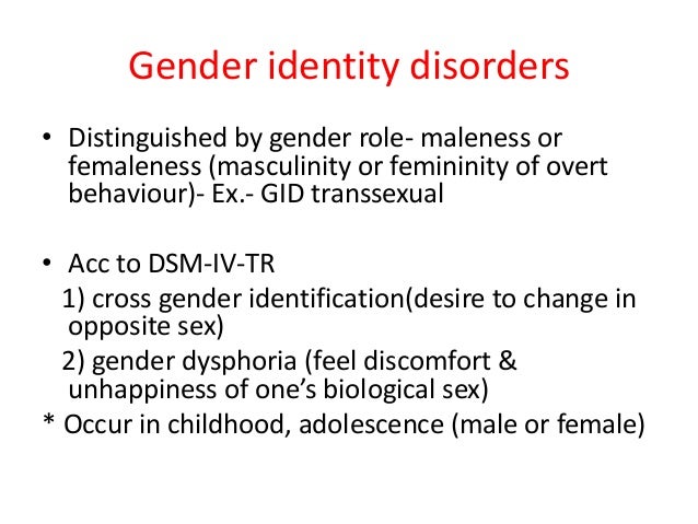 Sex Disorders In Dsm 87