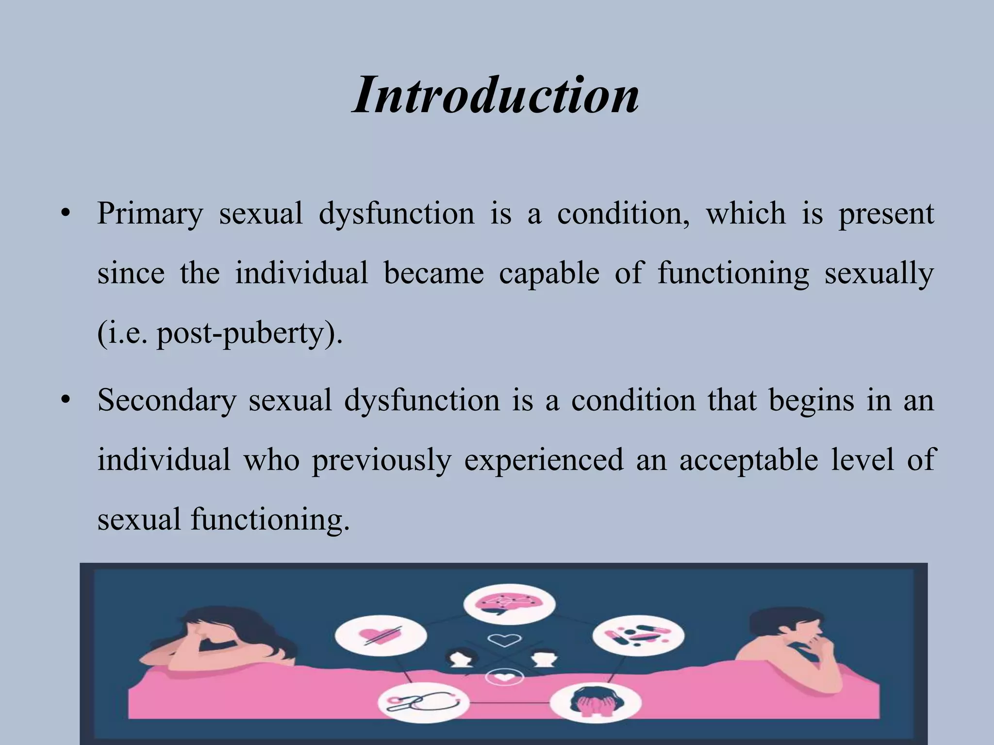 Sexual dysfunction | PPTX