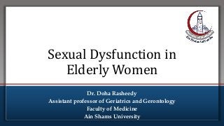 Sexual dysfunction elderly females | PPTX