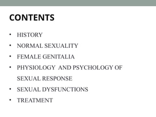 Sexual dysfunction in Female.pptxhhhbjkj | PPTX