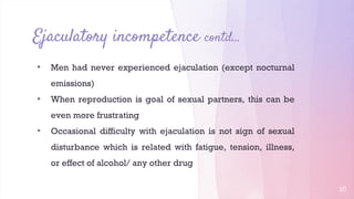 Difficulty Reproducing Sexual dysfunction & management | PPTX