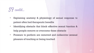 Sexual dysfunction & management | PPTX