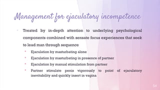 Sexual dysfunction & management | PPTX