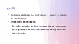 Sexual dysfunction & management | PPTX